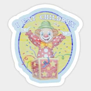 I Eat Children Sticker